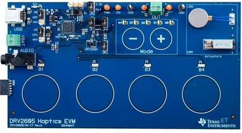 基于drv2605高级触觉驱动器的消费类和工业类产品触觉反馈电路设计